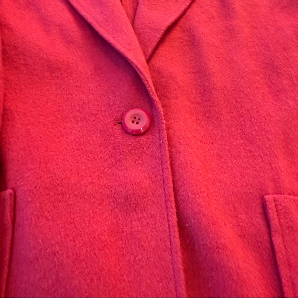 Leith - Single Button Belted Salmon Barbiecoro Oversized Jacket size small - Picture 9 of 13
